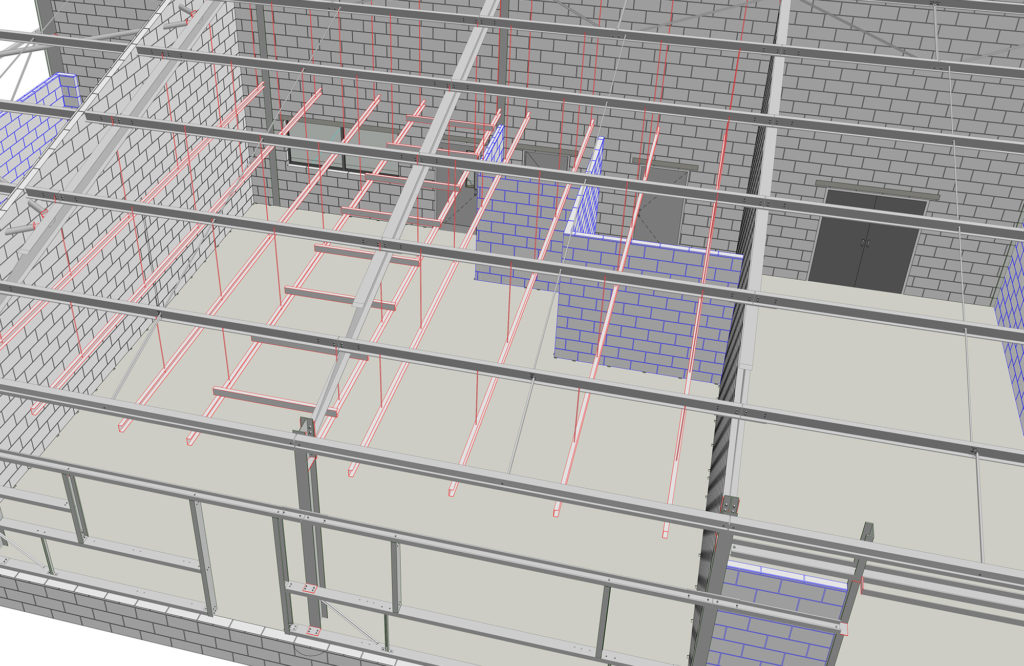 3D design, Breedon Aggregates - partition view
